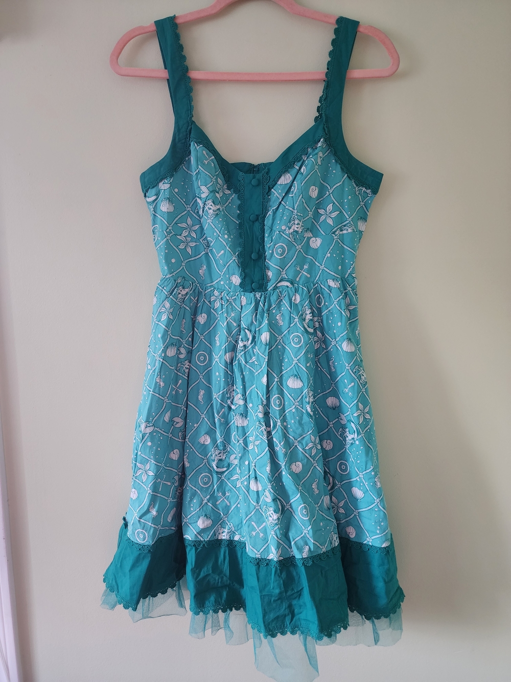 Disney Teal and White The Little Mermaid Dress